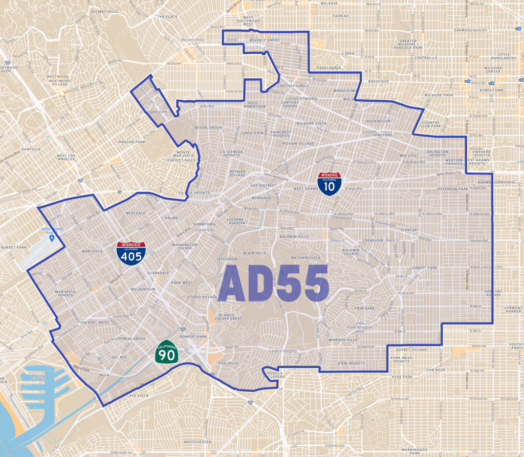 Assembly District 55 Los Angeles